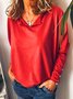 Women's Plain Sweatershirt