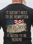 It Doesn't Need To Be Rewritten Men's Short Sleeve T-Shirt