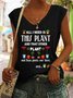 All I Need Is This Plant And That Other Plant Plant Lover V Neck Knit Tank