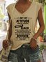 I Get My Attitude From Awesome Dad Casual Knit Tank