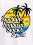 Men's Vacation Funny Print Casual Knit Tank