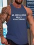 Obviously I Have An Attitude Men‘s Tank