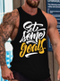 Set Some Goals Sporty Crew Neck Knit Tank