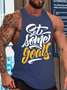 Set Some Goals Sporty Crew Neck Knit Tank