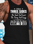 I Have Three Sides Men's Tank