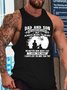 Dad And Son Not Always Eye To Eye But Always Heart To Heart Sleeveless Crew Neck Knit Tank