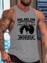 Dad And Son Not Always Eye To Eye But Always Heart To Heart Sleeveless Crew Neck Knit Tank
