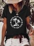 Drink In My Hand Toes In The Sand Basics Casual Short Sleeve T-Shirt