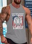 Lion Us Flag Your First Mistake Was Thinking I Was One Of The Sheep Casual Sleeveless Knit Tank