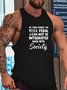 Funny I'm 97.3% Feral Sleeveless Casual Tank