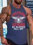 FREEDOM SO HARD MY SLEEVES FELL OFF MEN'S TANK TOP