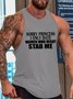 orry Princess I Only Date Women Who Might Stab Me Sleeveless Crew Neck Knit Tank