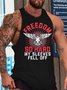 FREEDOM SO HARD MY SLEEVES FELL OFF MEN'S TANK TOP
