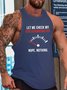 Humorous Graphic Novelty Funny Let Me Check My Giveadamnometer  Casual Sleeveless Tank Top