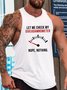 Humorous Graphic Novelty Funny Let Me Check My Giveadamnometer  Casual Sleeveless Tank Top