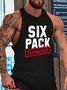 Six Pack Coming Soon Funny Fitness Crew Neck Tank Top
