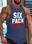 Six Pack Coming Soon Funny Fitness Crew Neck Tank Top