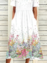 Casual Short Sleeve Knit Dress