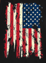 Men‘s American Flag Crew Neck Casual Tank