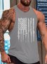 Rifle Flag Men's Sleeveless Casual Tank Top