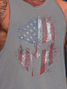 Men American Flag Sleeveless Tank Top
