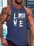 American flag Sleeveless Casual Tank Top
