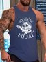 Veterans Crew Neck Casual Tank Top