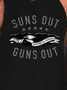 sea eagles men’s Casual Crew Neck Tank Top