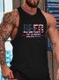 american flag men’s Sleeveless Casual Tank Top