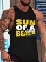 Sun Of A Beach Men's Text Letters Tank Top