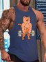 Muscle Cat Men's Loose Basics Tank Top