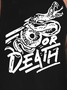 Men Snake Letter Printing Loose Tank Top