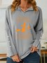 Women Funny Graphic Yes I Can Drive A Stick V Neck Simple Sweatshirt