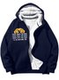 Men's Every Snack You Make Every Meal You Bake Every Bite You Take I'll Be Watching You Funny Dog Graphic Printing Hoodie Zip Up Sweatshirt Warm Jacket With Fifties Fleece