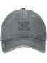 Of Course I Talk To Myself Funny Text Letters Adjustable Hat
