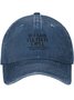 If I Said I'll Fix It I Will Funny Text Letters Adjustable Hat