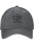 If I Said I'll Fix It I Will Funny Text Letters Adjustable Hat