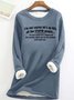 Women's Funny letter I'm Not Saying Casual Sweatshirt