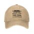 MIMI Because I'M Way Too Cool To Be Called Grandma Funny  Adjustable Hat