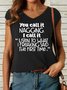 Women's Funny You Call It You Nail It Casual Tank Top