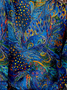 Women's  Peacock Casual Crew Neck Shirt