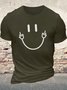 Men's T Cool Symbol Crew Neck Print Casual T-Shirt