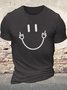 Men's T Cool Symbol Crew Neck Print Casual T-Shirt