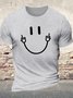 Men's T Cool Symbol Crew Neck Print Casual T-Shirt