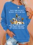 Women's Funny Dog Lover Casual Sweatshirt