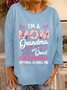 I'm A Mom Grandma and A Great Grandma Crew Neck Sweatshirt