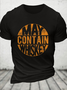 Sarcastic Whiskey Whiskey Lovers Text Letters Casual Cotton Crew Neck T-Shirt