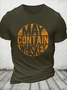 Sarcastic Whiskey Whiskey Lovers Text Letters Casual Cotton Crew Neck T-Shirt