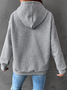 Christmas Grandma Claus Snowflake Casual Santa Claus Loose Hoodie