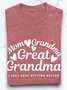 Mom grandmother great  grandmother I just keep getting better Grandma T-Shirt